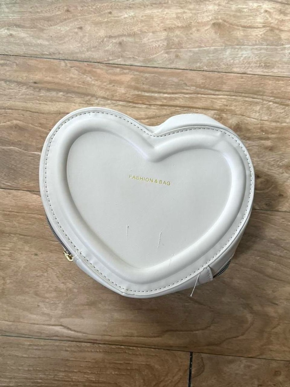 White Heart-Shaped bag